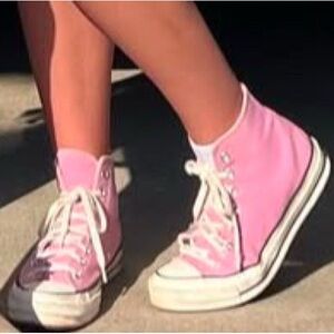 Pink Hightop Converse